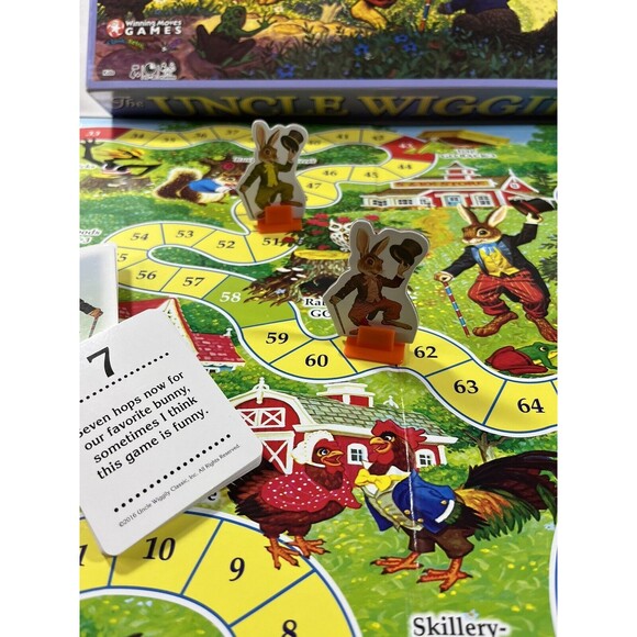 Uncle Wiggily Board Game 2016 Winning Moves Games Complete - Picture 5 of 12